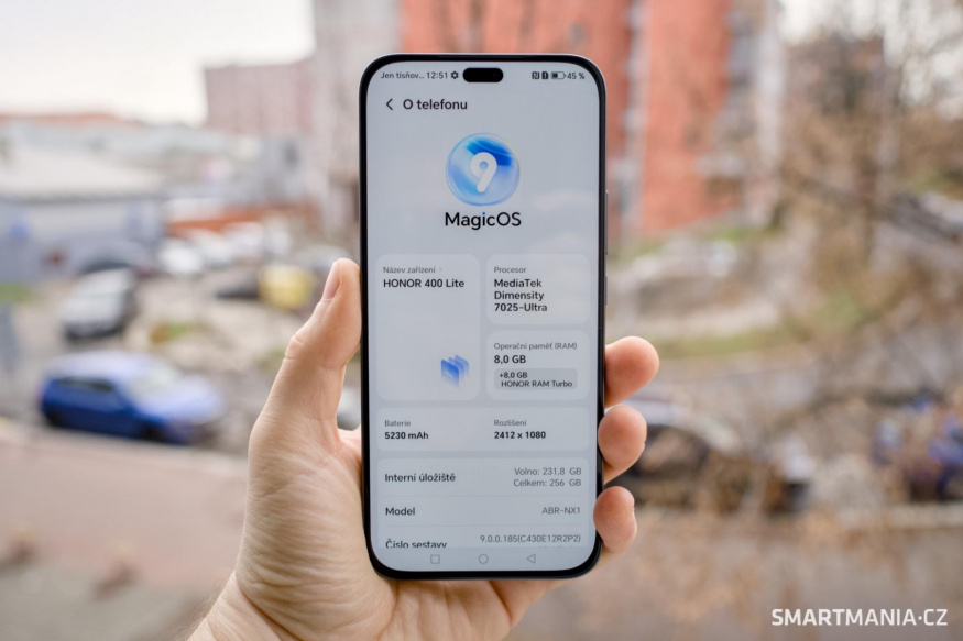 Chytrý telefon Honor 400 Lite Chytrý telefon Honor 400 Lite