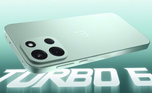 Oneplus Turbo 6 v zelené barvě Oneplus Turbo 6 v zelené barvě
