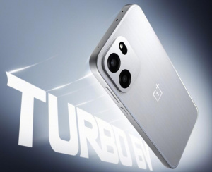 OnePlus Turbo 6V ve stříbrné barvě OnePlus Turbo 6V ve stříbrné barvě