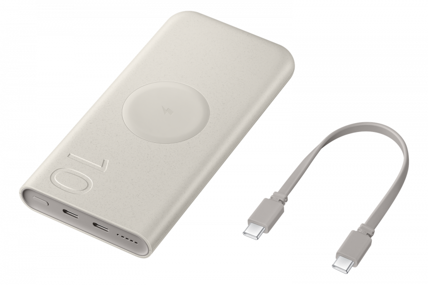 Powerbanka 10 000 mAh s bezdrátovým dobíjením Powerbanka 10 000 mAh s bezdrátovým dobíjením