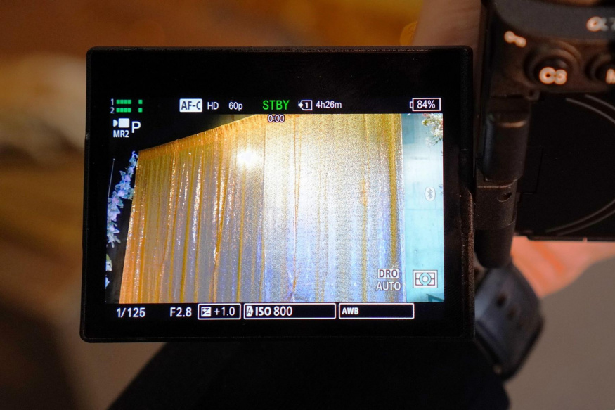 Displej v horizontální poloze