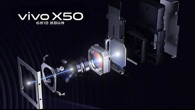 Stabilizovaný gimbal u Vivo X50 Stabilizovaný gimbal u Vivo X50