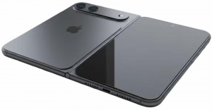 Vizualizace možné podoby chystaného iPhonu Fold