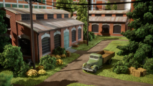 Screenshot ze hry Zlin City: Arch Moderna