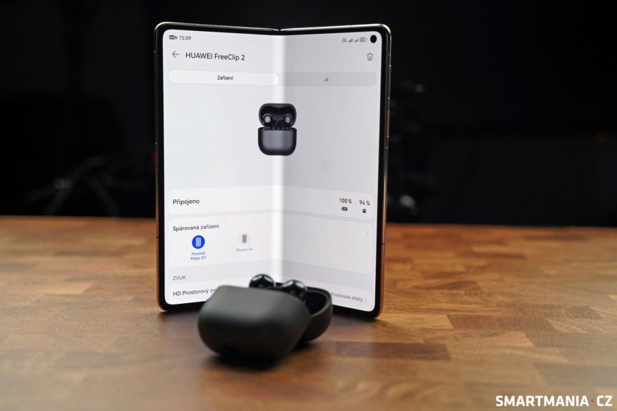 Huawei FreeClip 2 a ohebný smartphone Mate X7 Huawei FreeClip 2 a ohebný smartphone Mate X7