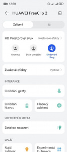 Aplikace AI Life a Huawei FreeClip 2 Aplikace AI Life a Huawei FreeClip 2