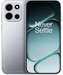 OnePlus Turbo 6 ve stříbrné barvě OnePlus Turbo 6 ve stříbrné barvě