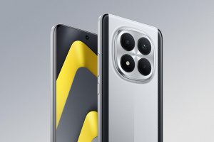 Poco M8 ve stříbrné barvě Poco M8 ve stříbrné barvě