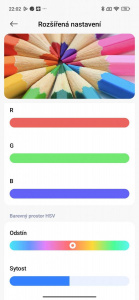 Doladění barev vzalo Redmi od podlahy Doladění barev vzalo Redmi od podlahy