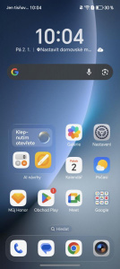 Hlavní obrazovka MagicOS 10 Hlavní obrazovka MagicOS 10