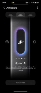 Nastavení AI tlačítka Nastavení AI tlačítka