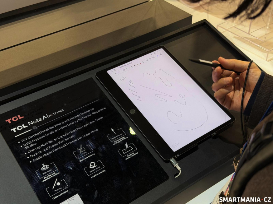 Tablet TCL Note A1 NxtPaper naživo Tablet TCL Note A1 NxtPaper naživo