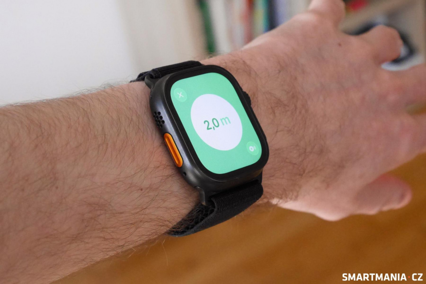 Vítaná novinka – propojení s Apple Watch Series 9 a novější, případně Ultra 2 a novější Vítaná novinka – propojení s Apple Watch Series 9 a novější, případně Ultra 2 a novější