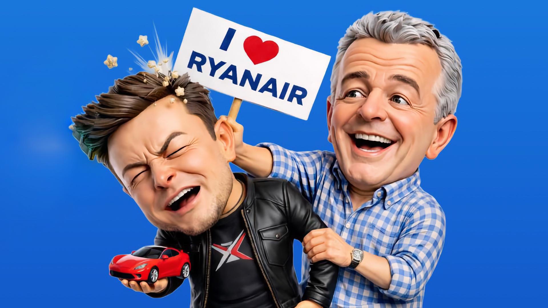Spor Elona Muska a Ryanairu (ilustrační obrázek)