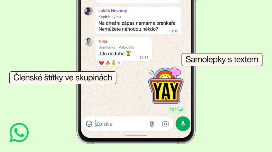 Novinky v aplikaci WhatsApp Novinky v aplikaci WhatsApp