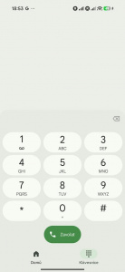 Telefonní aplikace Telefonní aplikace