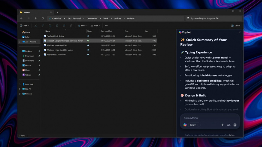 Copilot Chat v Průzkumníku Copilot Chat v Průzkumníku