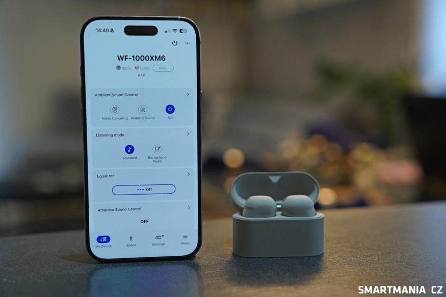 Mobilní aplikace od Sony pro pokročilé nastavení sluchátek Mobilní aplikace od Sony pro pokročilé nastavení sluchátek
