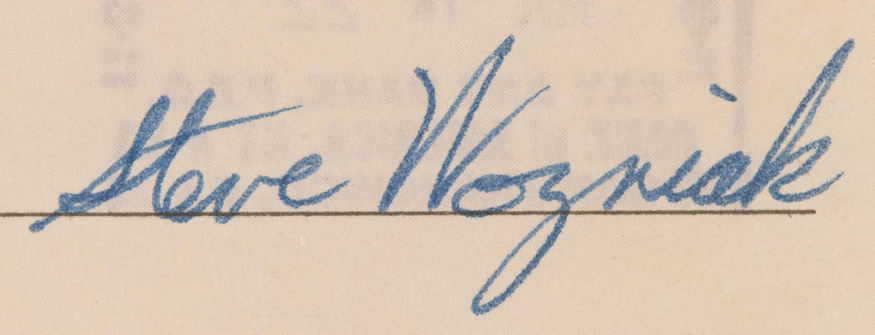 Wozniak Podpis Wozniak Podpis