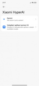 Gemini + Xiaomi HyperAI Gemini + Xiaomi HyperAI