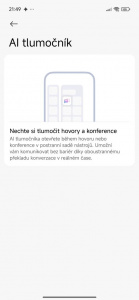 AI tlumočník podporuje češtinu AI tlumočník podporuje češtinu
