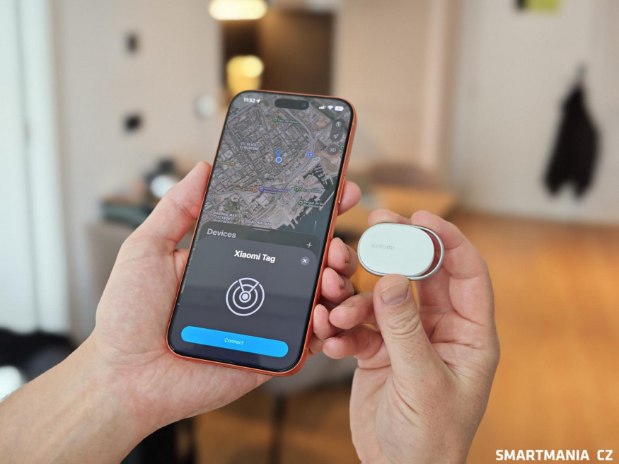 Připojení Xiaomi Tagu k iPhone 17 Pro Max Připojení Xiaomi Tagu k iPhone 17 Pro Max