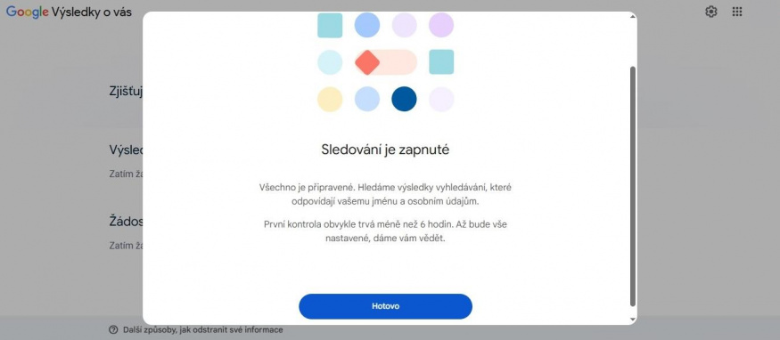 Zkuste si vyhledat informace týkající se vaší osoby Zkuste si vyhledat informace týkající se vaší osoby