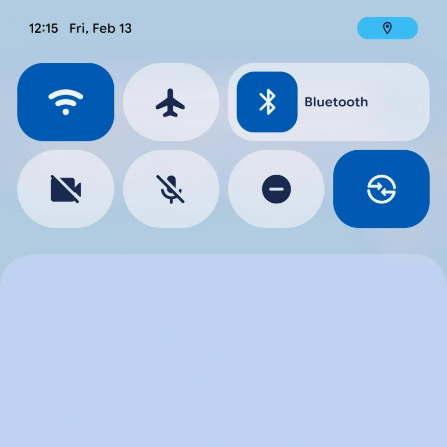 Tmavší ikona polohových služeb Tmavší ikona polohových služeb