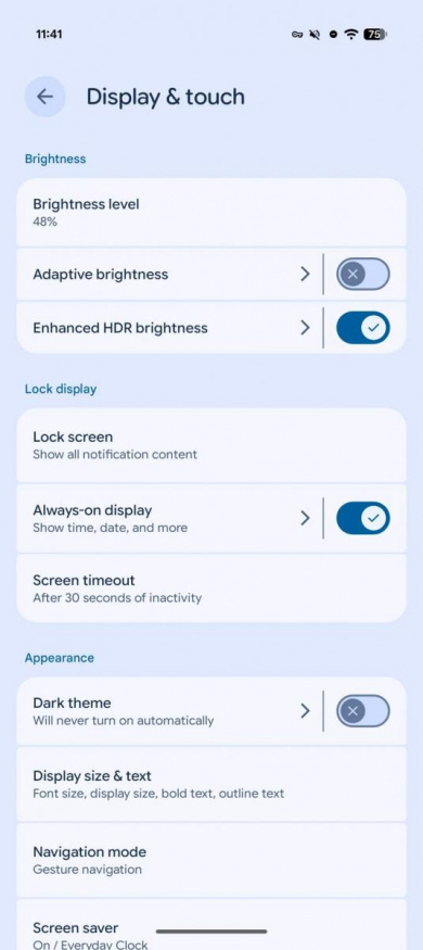 Kompaktní menu nastavení Kompaktní menu nastavení