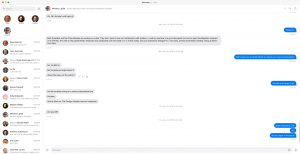 Komunikace přes SMS, mimo jiné se slovenským diplomatem Miroslavem Lajčákem Komunikace přes SMS, mimo jiné se slovenským diplomatem Miroslavem Lajčákem