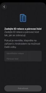 Funkce Přenos na Android v iOS 23.3 Funkce Přenos na Android v iOS 23.3