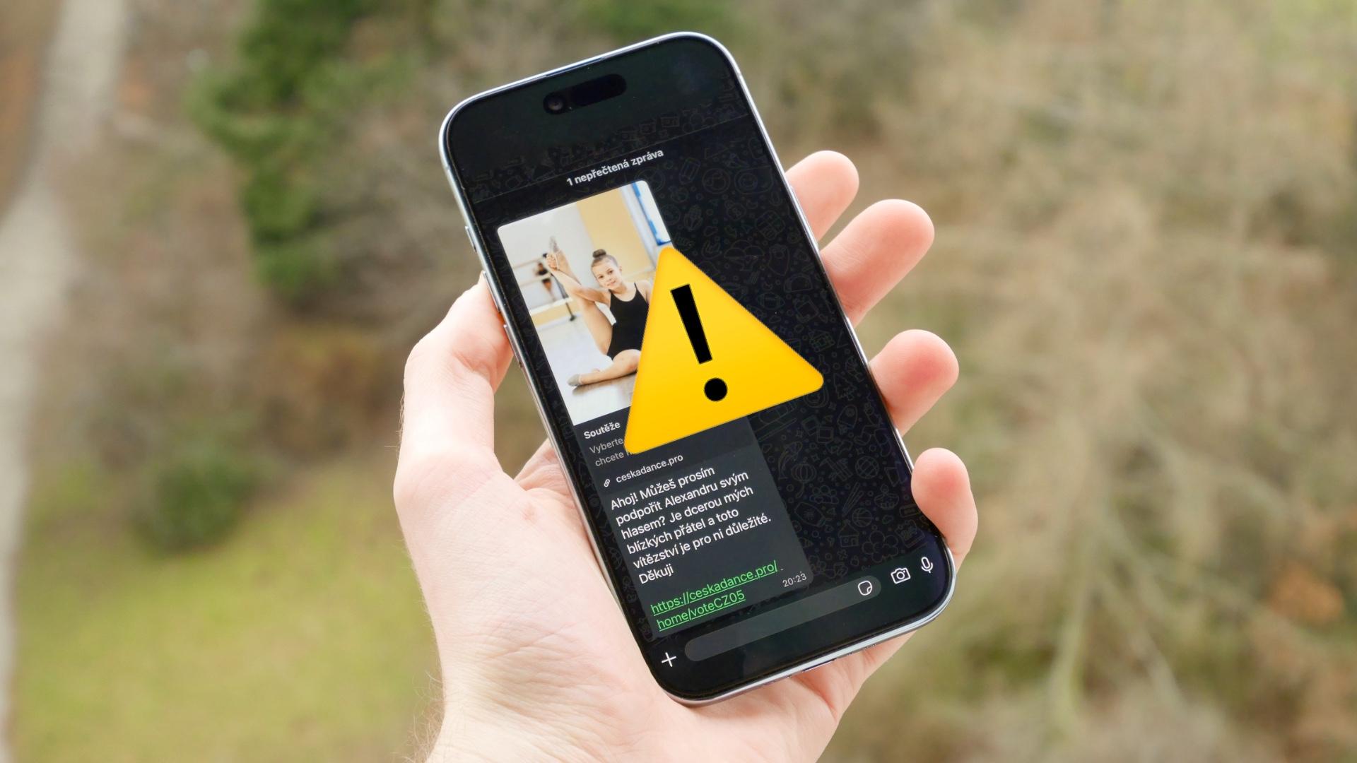 Ahoj, můžeš hlasovat pro mou dceru? Útočníci v Česku luxují WhatsApp účty ve velkém