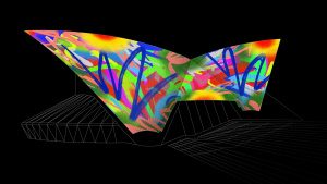 Opera v Sydney vyzdobená uměním