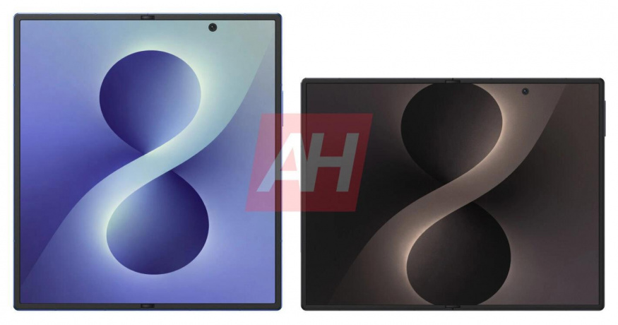 Galaxy Z Fold 8 v klasické a širší variantě Galaxy Z Fold 8 v klasické a širší variantě