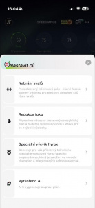 Nastavení cíle Nastavení cíle