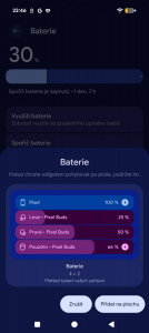 Užitečný widget pro Bluetooth posluchače Užitečný widget pro Bluetooth posluchače