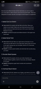 Life OS vám rovnou navrhne cvičení Life OS vám rovnou navrhne cvičení