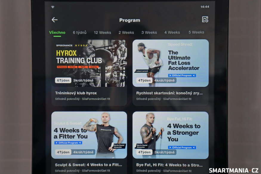 Tréninkové programy Tréninkové programy