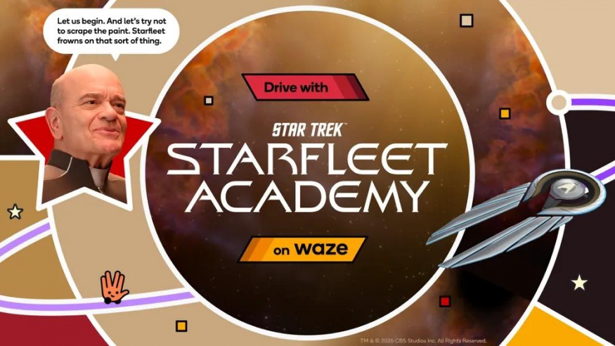 Star Trek v aplikaci Waze Star Trek v aplikaci Waze