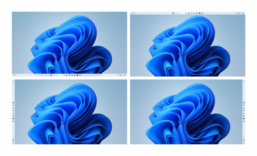 Umístění hlavního panelu Umístění hlavního panelu