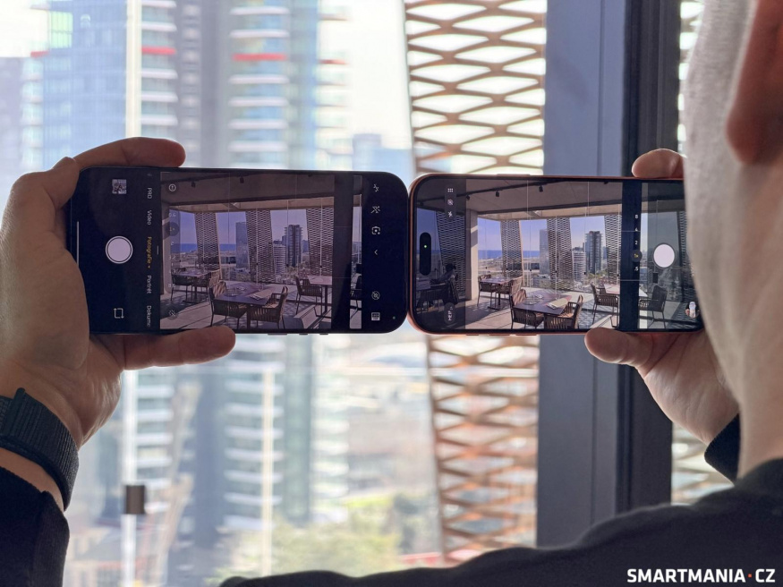 Xiaomi 17 Ultra Vs Iphone 17 Pro 2 Fotoaplikace na Xiaomi 17 Ultra a iPhone 17 Pro