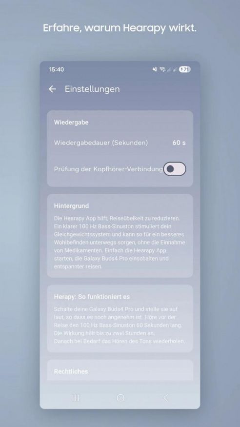 Aplikace Hearapy Aplikace Hearapy