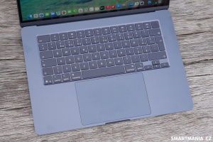 Klávesnice a trackpad u MacBooku Air M5 Klávesnice a trackpad u MacBooku Air M5