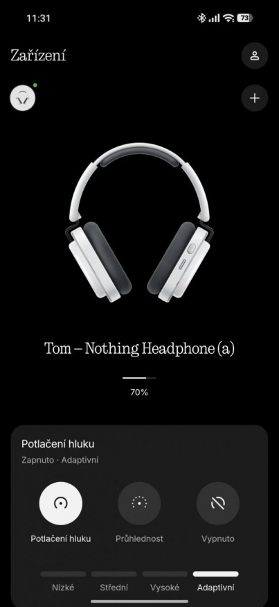 Nothing Headhone Screen 7 Nothing Headhone Screen 7