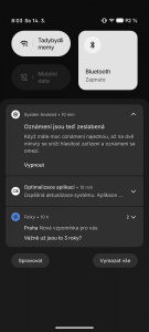 Nothing naštěstí nepřešel na oddělení přepínačů a oznámení do karet Nothing naštěstí nepřešel na oddělení přepínačů a oznámení do karet