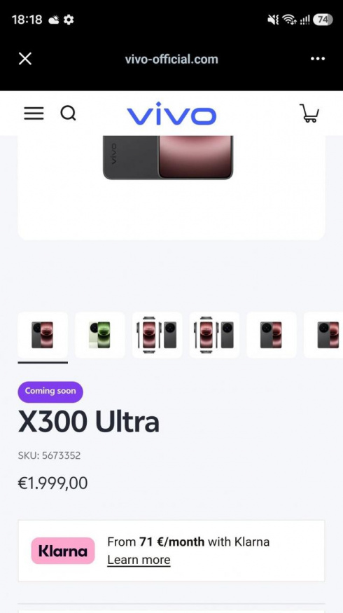 Uniklá evropská cena Viva X300 Ultra Uniklá evropská cena Viva X300 Ultra