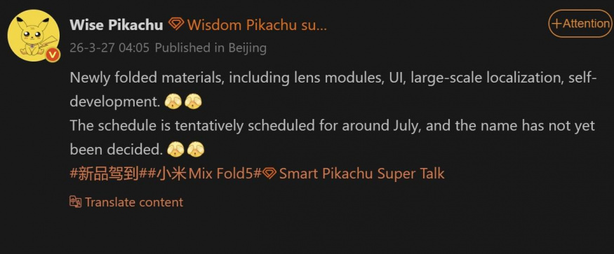 Leak týkající se ohebného Xiaomi Leak týkající se ohebného Xiaomi