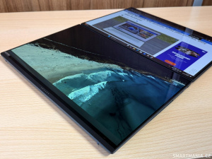 Rámečky notebooku Asus Zenbook Duo jsou tenké
