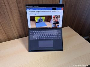 Asus Zenbook Duo a režim virtuální klávesnice