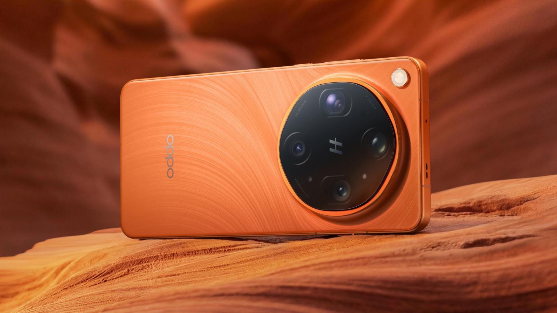 Oppo Find X9 Ultra v barvě Canyon Orange